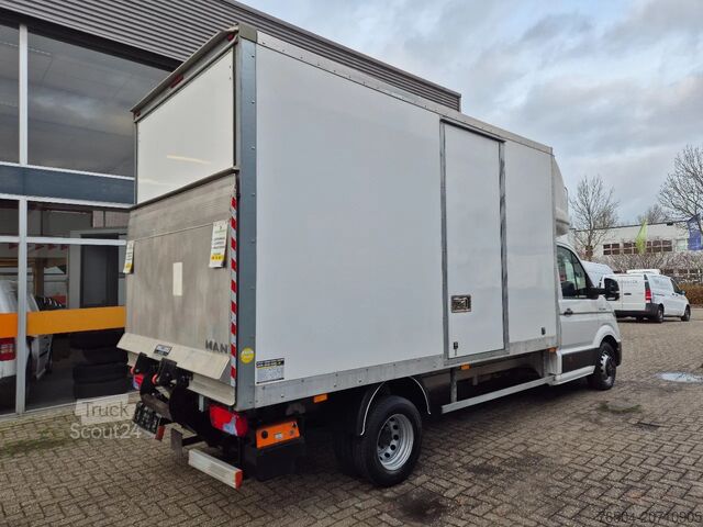 Koffer MAN TGE 5.180 Bakwagen/ Laadklep/ Automaat/ 22 KUB