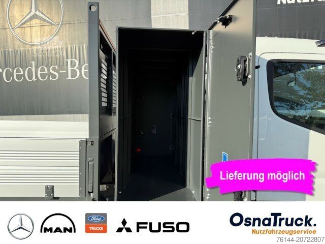 Tippbil skåpbil FUSO 3C15 Hinterkipper+Box Klima,AHK 3,5t,Diff.-Sp.