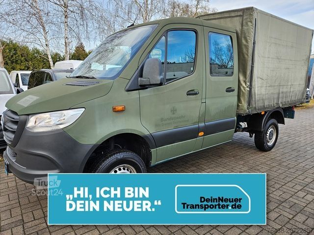 Gardinsidad skĂ„pbil MERCEDES-BENZ Sprinter 314 cdi DoKa|4x4 AWD|ex-BW|TĂV+ĂLneu