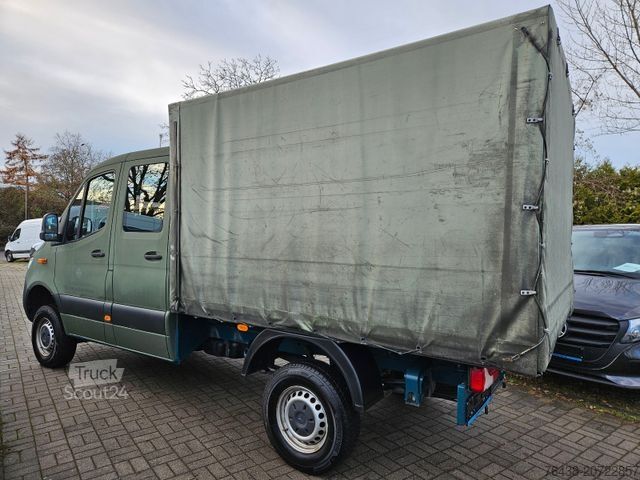 Gardinsidad skåpbil MERCEDES-BENZ Sprinter 314 cdi DoKa|4x4 AWD|ex-BW|TÜV+ÖLneu