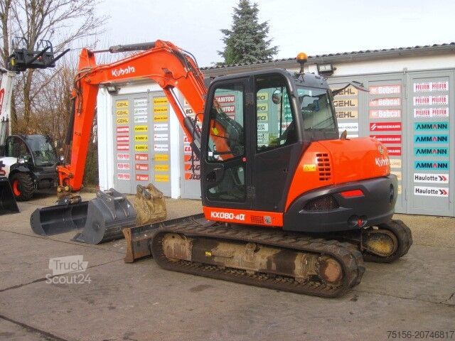 Pelle sur chenilles Kubota KX080-4a