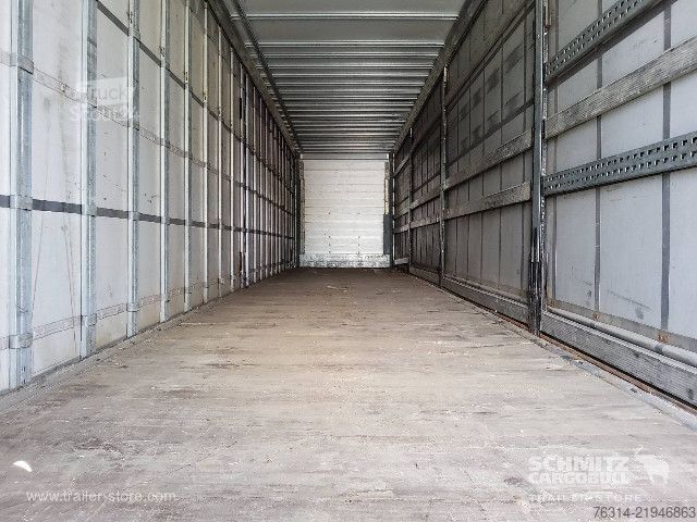 Brandalı açık yarı römork Schmitz Cargobull Curtainsider Mega Getränke