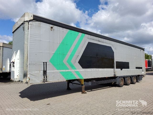 Brandalı açık yarı römork Schmitz Cargobull Curtainsider Mega Getränke