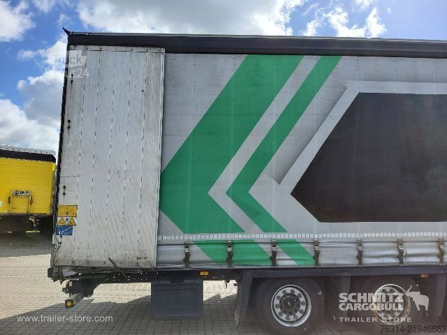 Brandalı açık yarı römork Schmitz Cargobull Curtainsider Mega Getränke