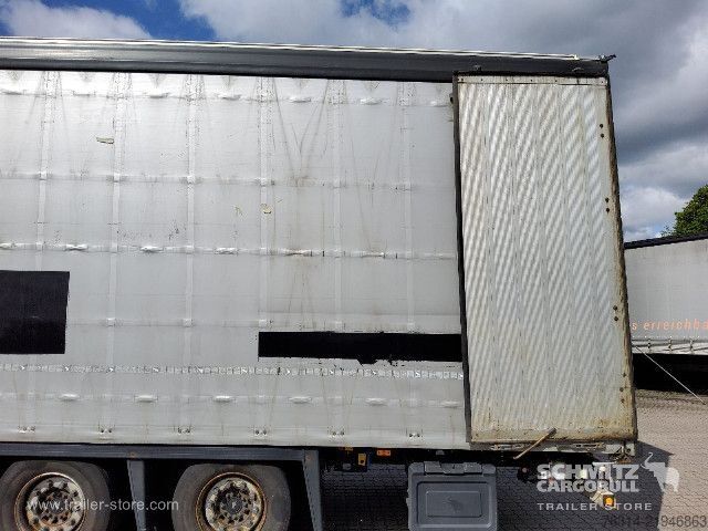 Brandalı açık yarı römork Schmitz Cargobull Curtainsider Mega Getränke