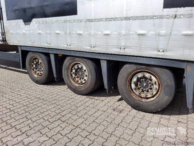 Brandalı açık yarı römork Schmitz Cargobull Curtainsider Mega Getränke