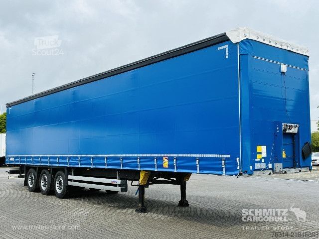 Brandalı açık yarı römork Schmitz Cargobull Curtainsider Standard Getränke
