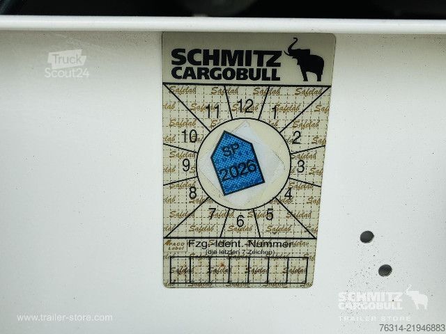 Brandalı açık yarı römork Schmitz Cargobull Curtainsider Standard Getränke