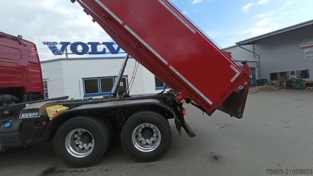 Carrinha basculante trilateral VOLVO FH 500 6x4R DAUTEL TZK3 THERMO ASFALT FullOption