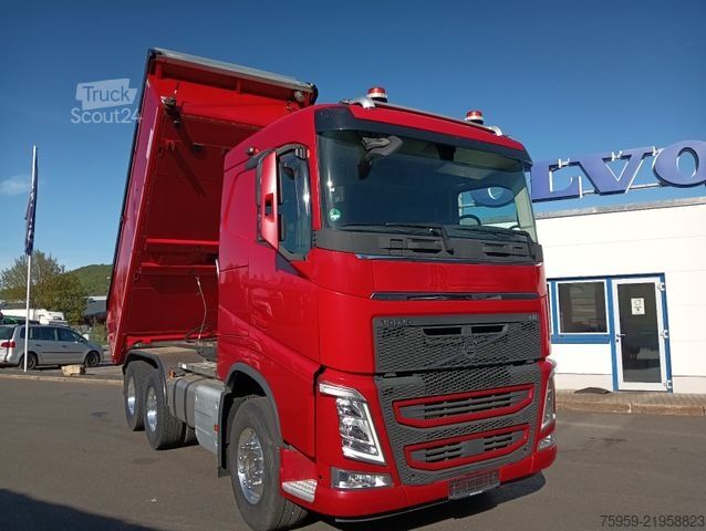 Carrinha basculante trilateral VOLVO FH 500 6x4R DAUTEL TZK3 THERMO ASFALT FullOption