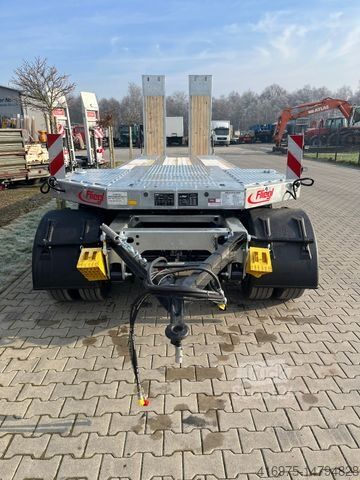 Dieplader oplegger FLIEGL VTS 400 S Parabel/ Hydr. 4-Achs Tieflader  NEU
