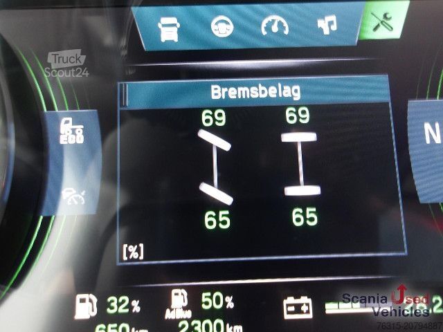 Kamion za prevoz opasnih materija Scania R 460 NA - HYDRAULIK - HIGHLINE - 2x TANKs - ACC -