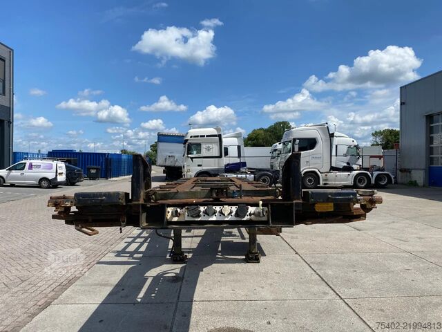 Konténerszállítás Krone SD Chassis / ADR / 2x Extendable / MB + Disc / ...