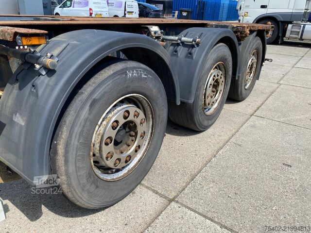 Konténerszállítás Krone SD Chassis / ADR / 2x Extendable / MB + Disc / ...