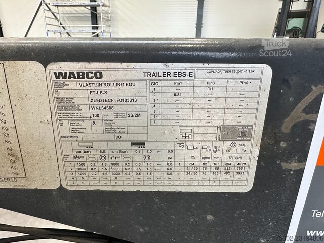 D-TEC FLEXITRAILER / 45FT HC MULTI / drumbrakes / lif...