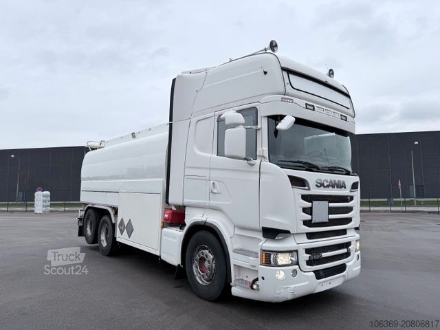 Cisterninis sunkvežimis SCANIA R620 6x2 Topline HMK Bilcon 19.000 L ADR Tank