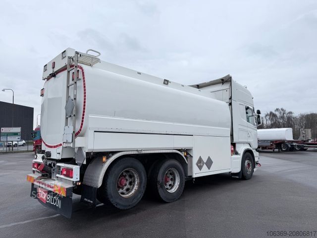 Cisterninis sunkvežimis SCANIA R620 6x2 Topline HMK Bilcon 19.000 L ADR Tank