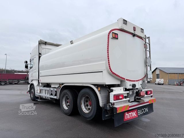 Cisterninis sunkvežimis SCANIA R620 6x2 Topline HMK Bilcon 19.000 L ADR Tank