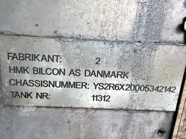 Cisterninis sunkvežimis SCANIA R620 6x2 Topline HMK Bilcon 19.000 L ADR Tank