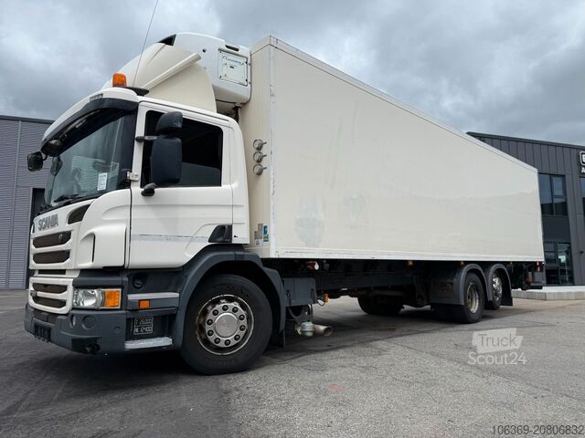 شاحنة مبردة SCANIA P320 6x2*4 Carrier Supra 1250 Mt 9.90 m. kasse
