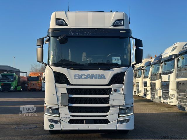 Gevaarlijke stoffen vrachtwagen SCANIA R450 ADR EXII/EXIII/FL/AT PTO Euro6d Retarder