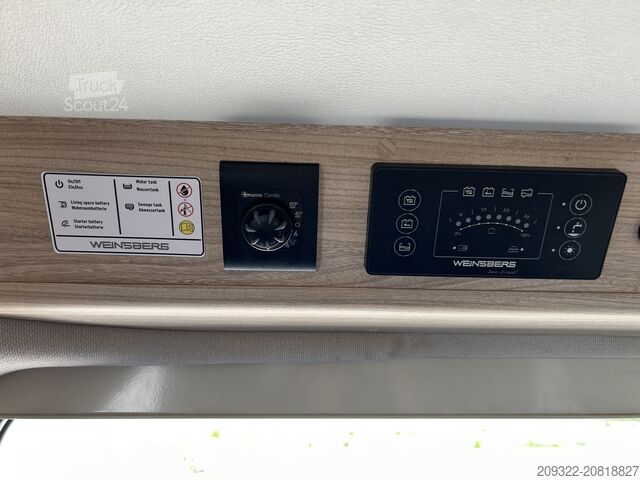 Wohnwagen/Wohnmobil Fiat Weinsberg Carabus 600 K | 4 Posti Letto | Completamente Attrezzato