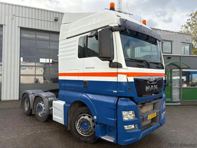 MTS standard MAN TGX 26 440, 6X2,lifting,steering,455.562 km !!,...