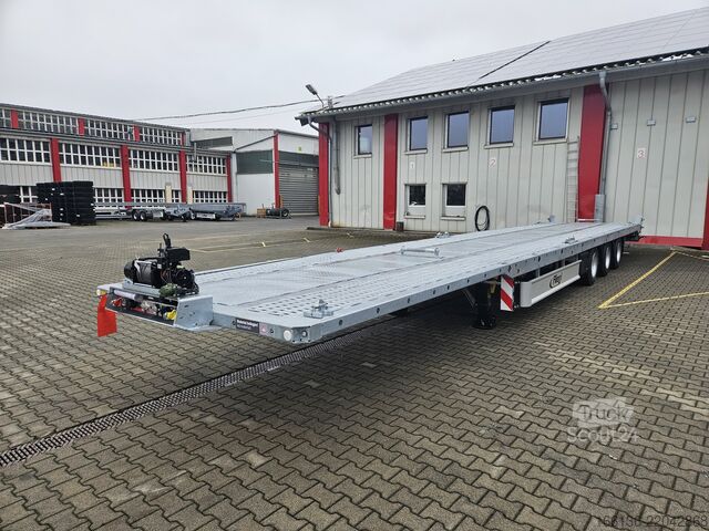 открытый полуприцеп Fliegl 3-Achs Plateau SDS 380 Spezial Mega-Z
