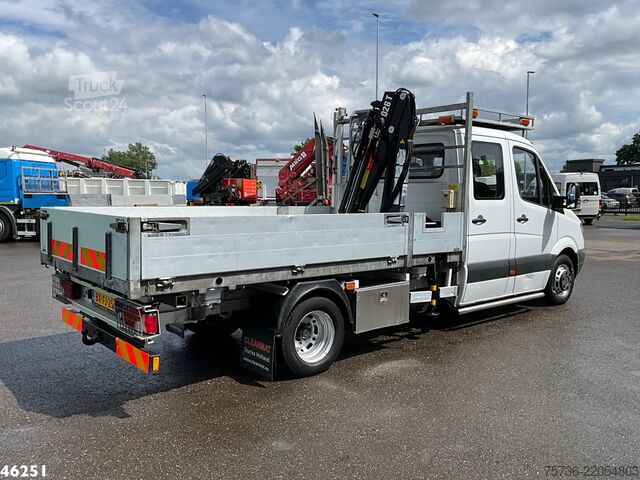 Vrachtwagen met kraan Mercedes-Benz 516 CDI Hiab 2,6 Tonmeter laadkraan Just 155.89...