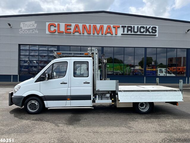 Vrachtwagen met kraan Mercedes-Benz 516 CDI Hiab 2,6 Tonmeter laadkraan Just 155.89...
