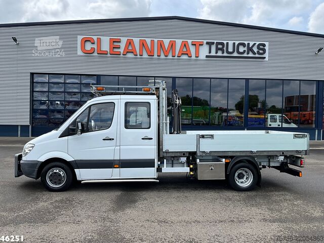 Vrachtwagen met kraan Mercedes-Benz 516 CDI Hiab 2,6 Tonmeter laadkraan Just 155.89...