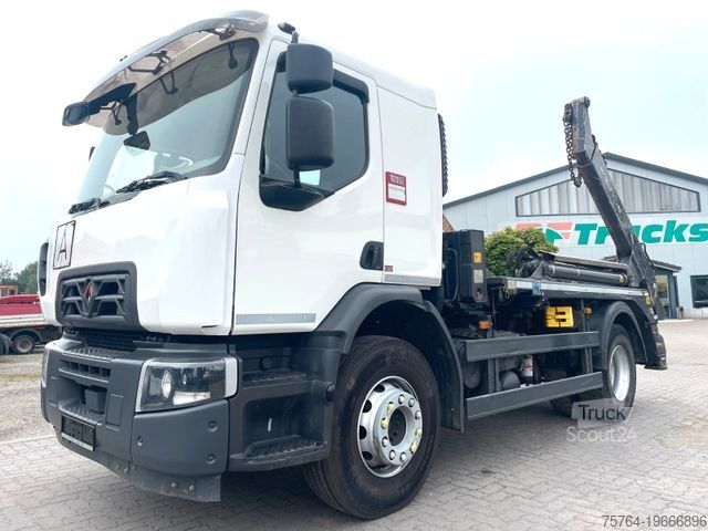 Savivartis sunkvežimis RENAULT C320 mit Meiller Absetzkipper AK12/Funkbedienung