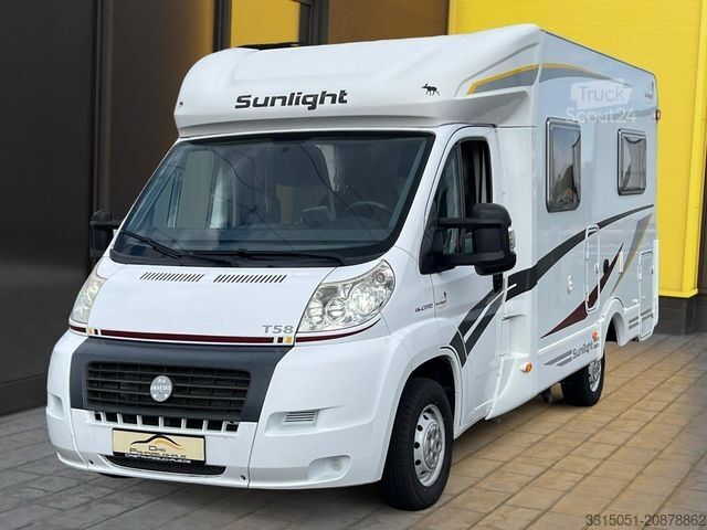 Polintegriran avtodom SUNLIGHT T58 Solar+Markise+AHK+TV+Fahrradträger