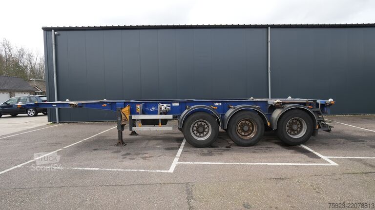 Konteinerių vežimas D-tec Container transport trailer ADR 30FT