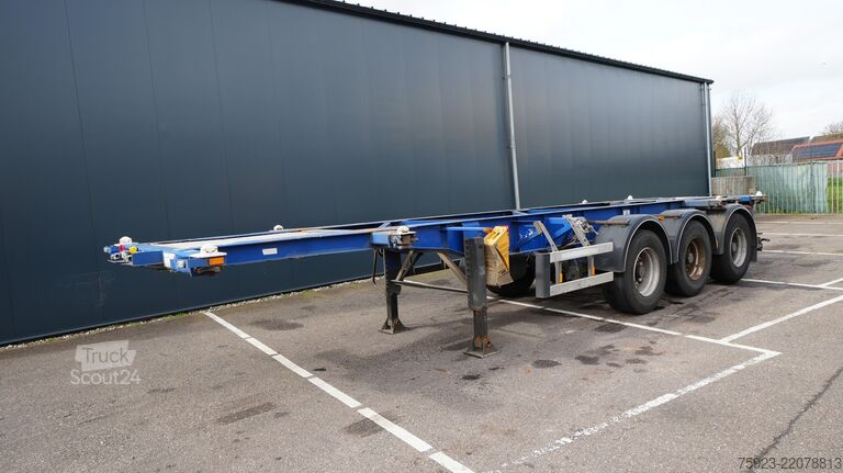 Konteinerių vežimas D-tec Container transport trailer ADR 30FT