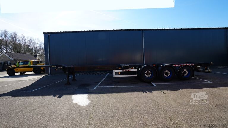 Konteinerių vežimas Nooteboom Container transport trailer
