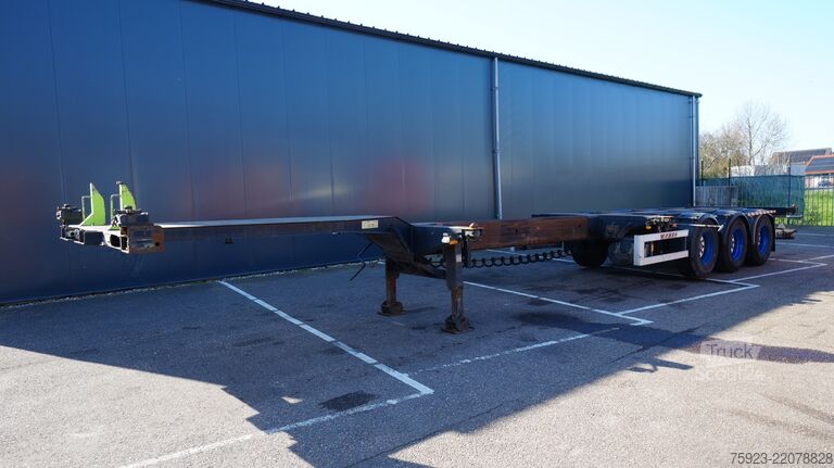 Konteinerių vežimas Nooteboom Container transport trailer