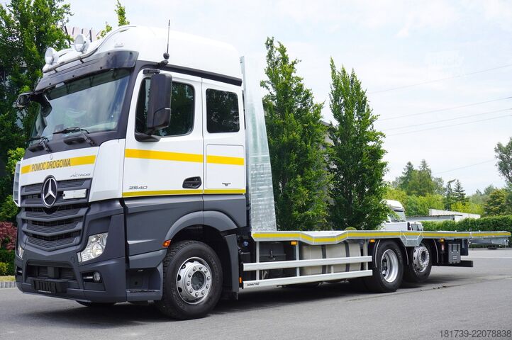 Celtņa platforma Mercedes-Benz Actros 2540 6×2 / 40 tho. km! / NEW body