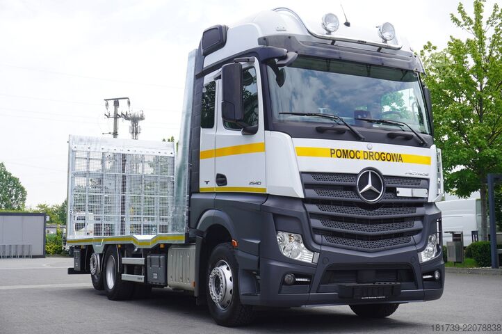 Celtņa platforma Mercedes-Benz Actros 2540 6×2 / 40 tho. km! / NEW body