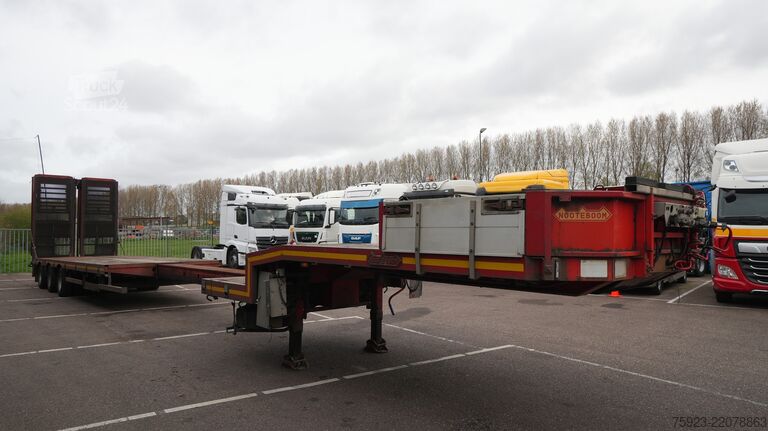 Daļēji zemas kravnesības iekrāvēji Nooteboom MCO-48-03V 3 axle semi low loader extendable