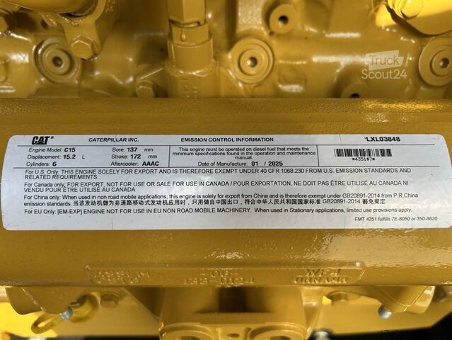 Agregat Caterpillar DE550E0 - C15 - 550 kVA Generator - DPX-18027