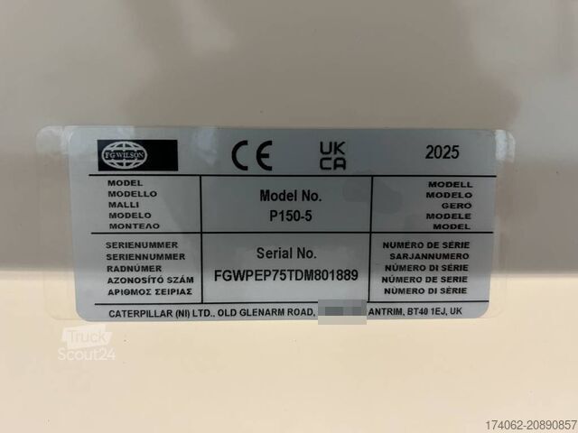 Agrega FG Wilson P150-5 - 150 kVA Genset - DPX-16009