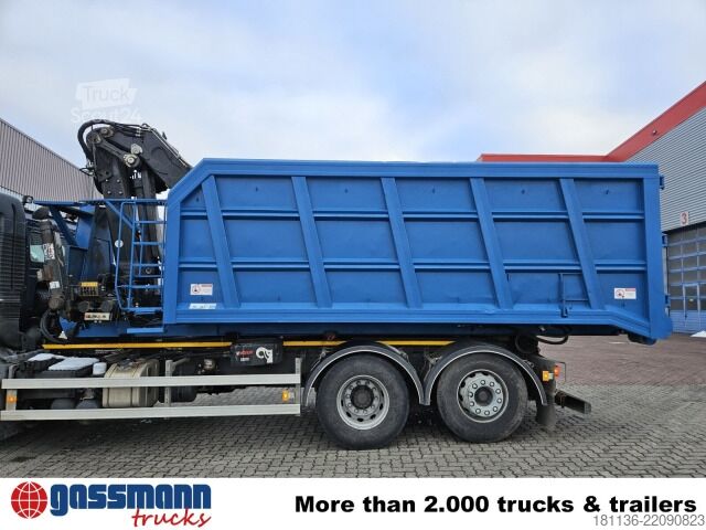 Āķa konteiners  BTE Abrollcontainer mit Kran Mec CL180.80.2Z