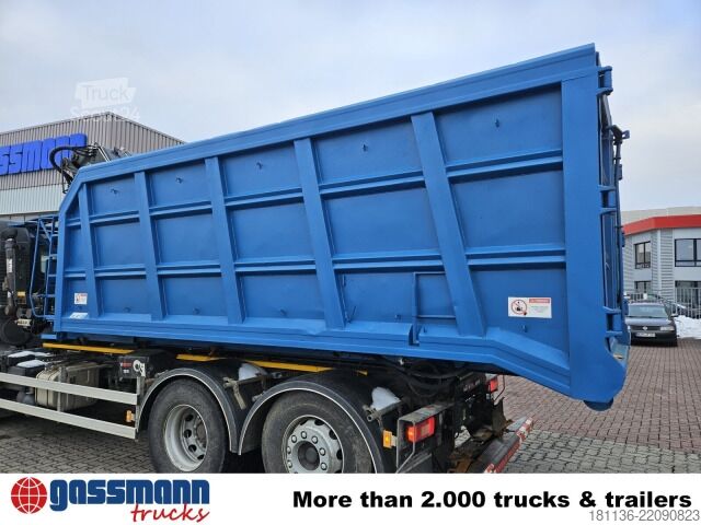 Āķa konteiners  BTE Abrollcontainer mit Kran Mec CL180.80.2Z