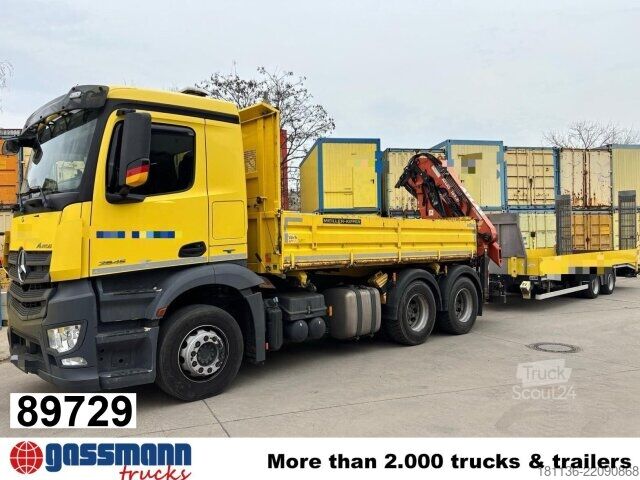 Kippiauto Mercedes-Benz Antos 2645 L 6x4 mit Heckkran Atlas 165.2E-A2,