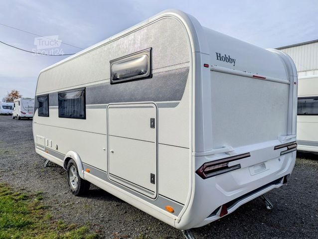 Husvagn HOBBY De Luxe 545 KMF FUßBODENERWÄRMUNG, AUFLASTUNG