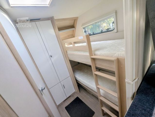 Husvagn HOBBY De Luxe 545 KMF FUßBODENERWÄRMUNG, AUFLASTUNG