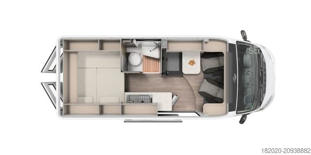 Kastenwagen Wohnmobil / Campervan CARADO CV 600 PRO+ DIESELHEIZUNG, AUTOMATIK, MJ26