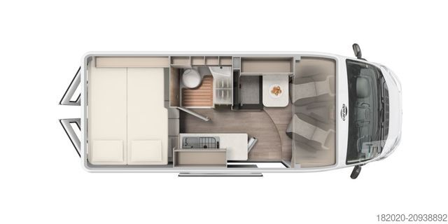 Kastenwagen Wohnmobil / Campervan CARADO CV 601 PRO Automatik, Voll-LED