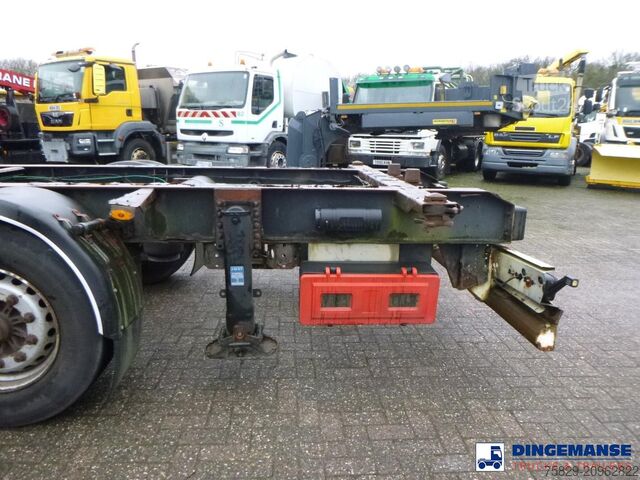 Transport af containere D.A.F. CF 460 6X2 Euro 6 container chassis 20 ft + Kro...
